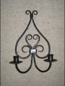 Heart Scroll Candle Holder ~ essentialiron.com