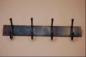 Forged Coat Rack ~ essentialiron.com