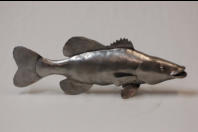 3-D Metal Large Mouth Bass sculpture