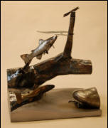 Trout Sculpture