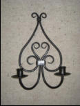 Heart Scroll Candle Holder ~ essentialiron.com